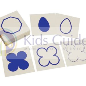 Geometric shape cards