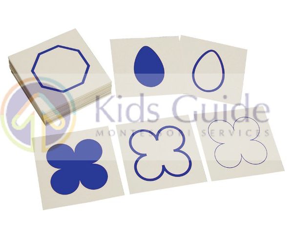 Geometric shape cards